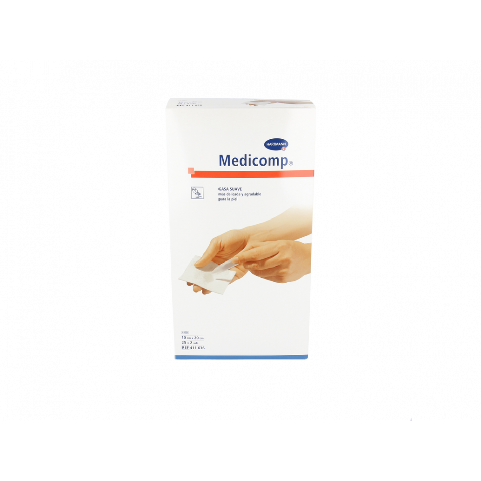Gasa Medicomp-Nwe 10X20Cm(S-2U) 25U