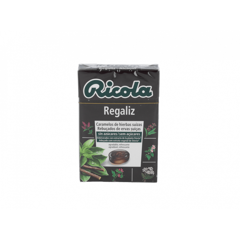 Ricola Caram S/A Regaliz 50 G