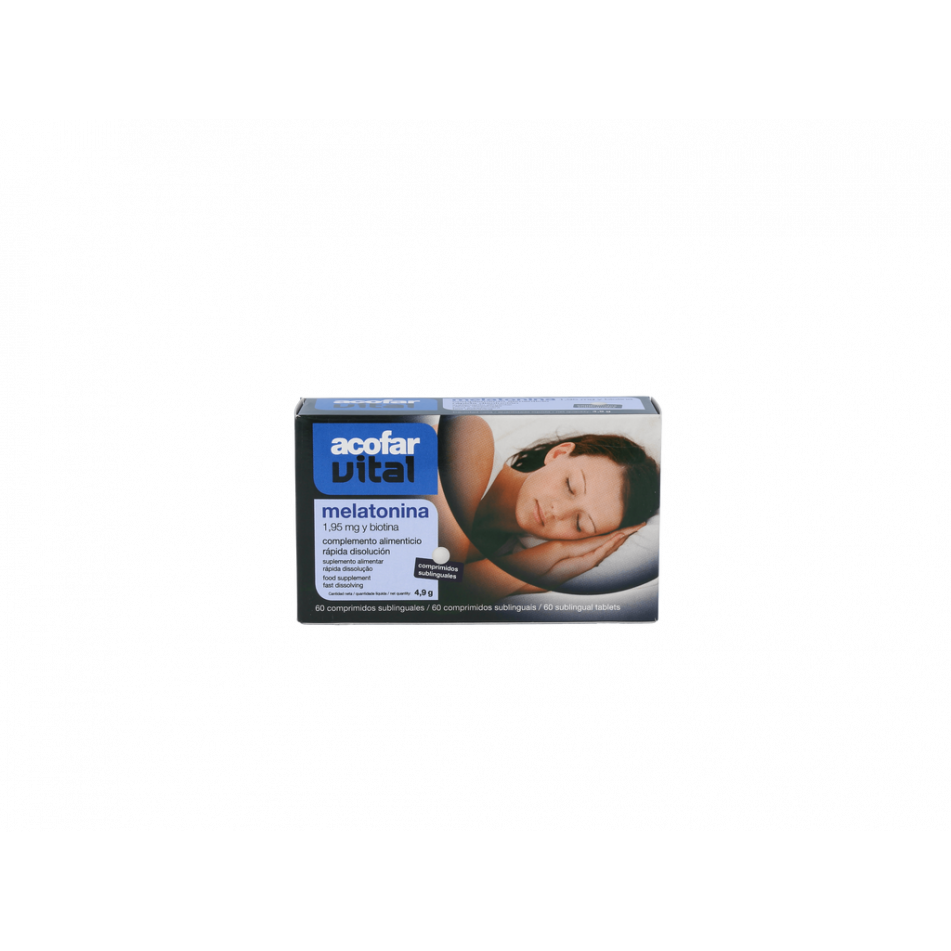 Acofarvital Melatonina 1.95 Mg 60 Comp Sublingual