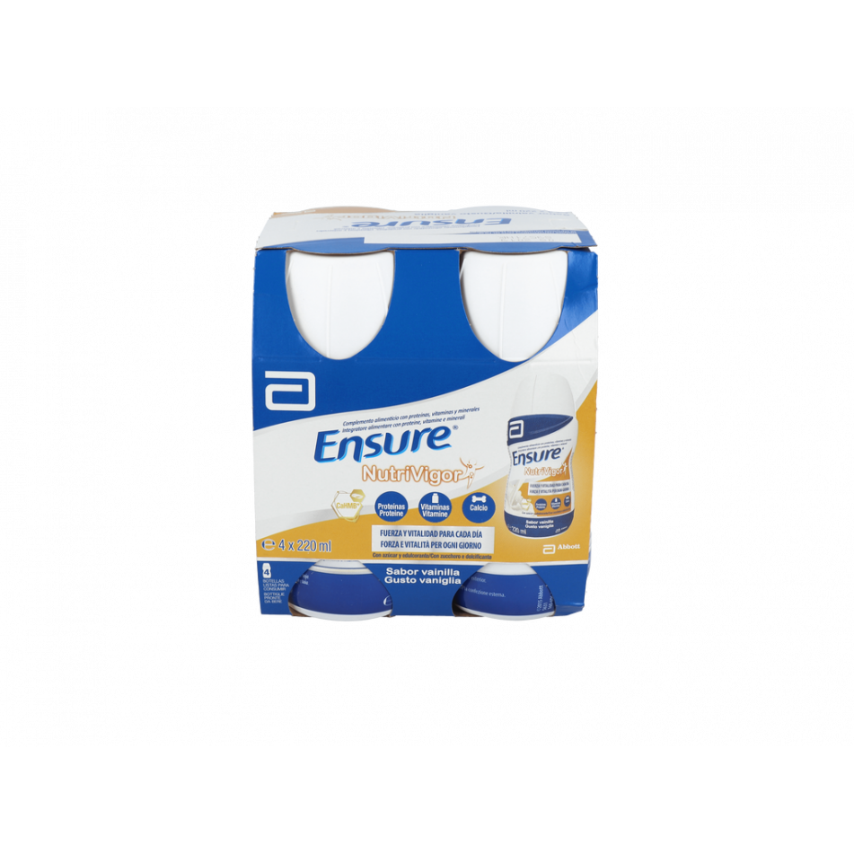 Ensure Nutrivigor Vainilla 4X220 Ml