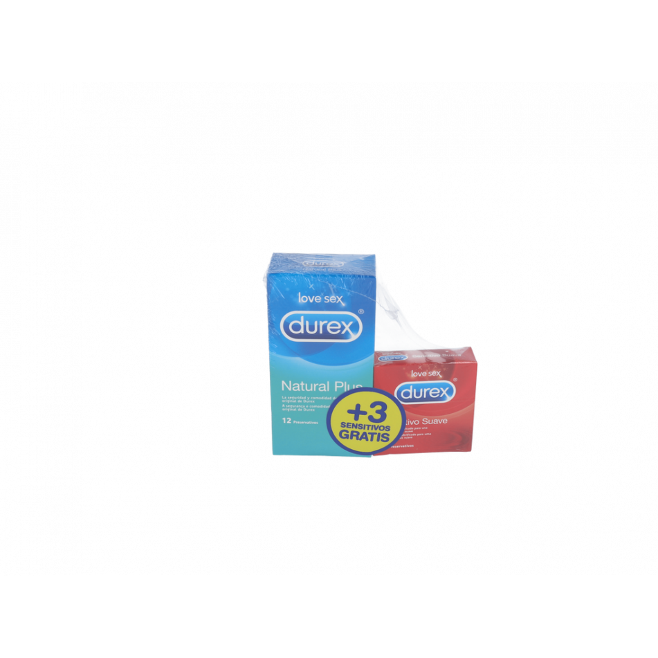 Profilactico Durex Con Nat Plus12+Sens 3