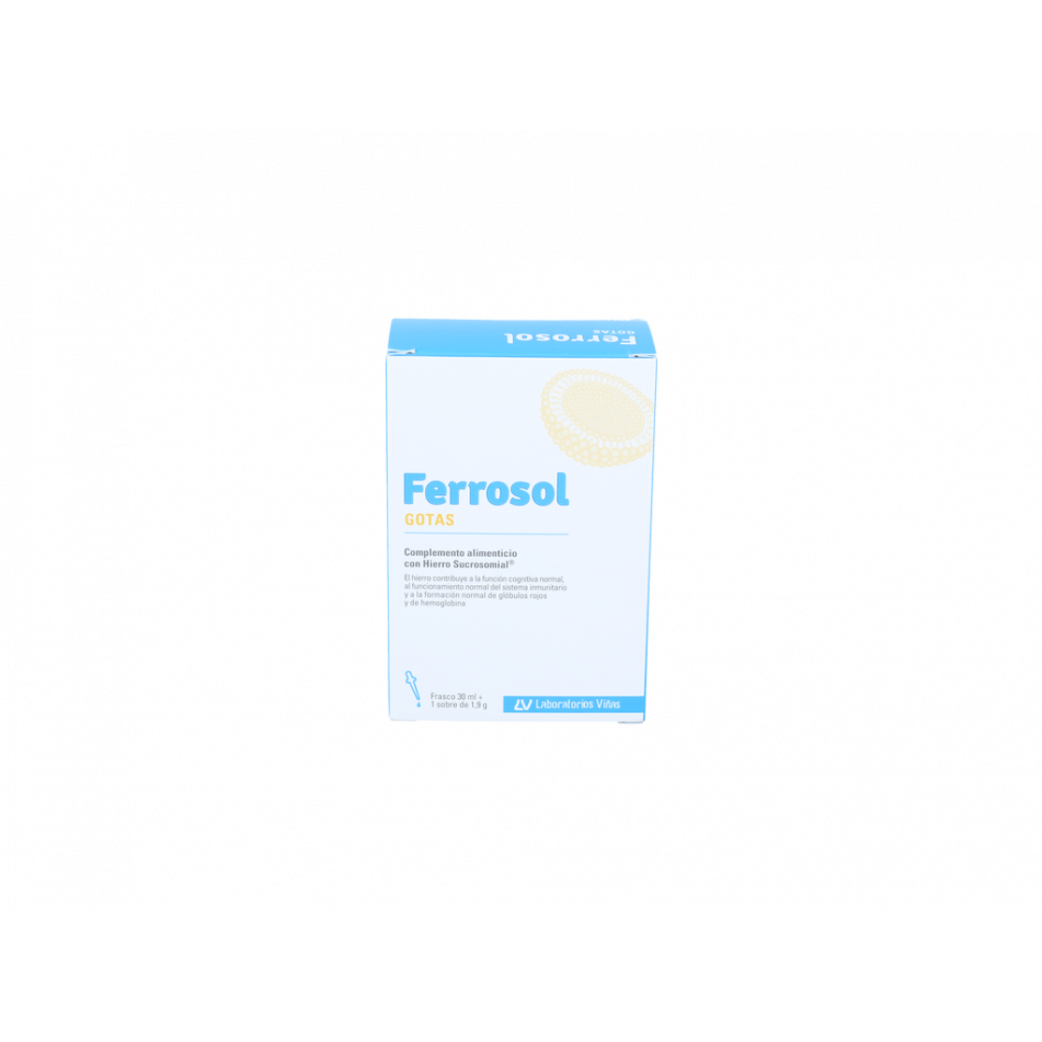 Ferrosol Gotas Sol 30 Ml+ Sobre 1,9G