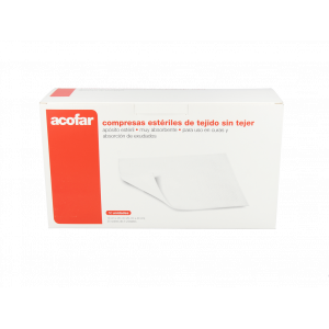 Compresa Est Acofar Tej Sin Tejer 10X20Cm 50U