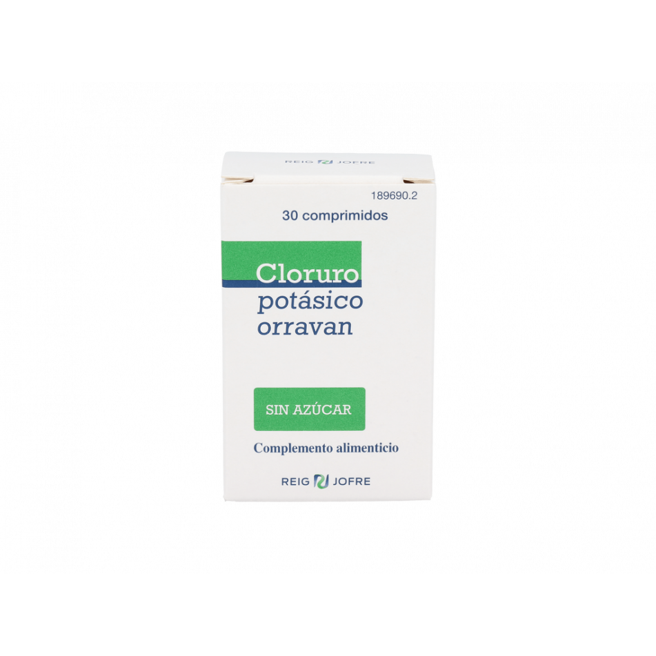 Cloruro Potasico 30 Comp Sin Azucar