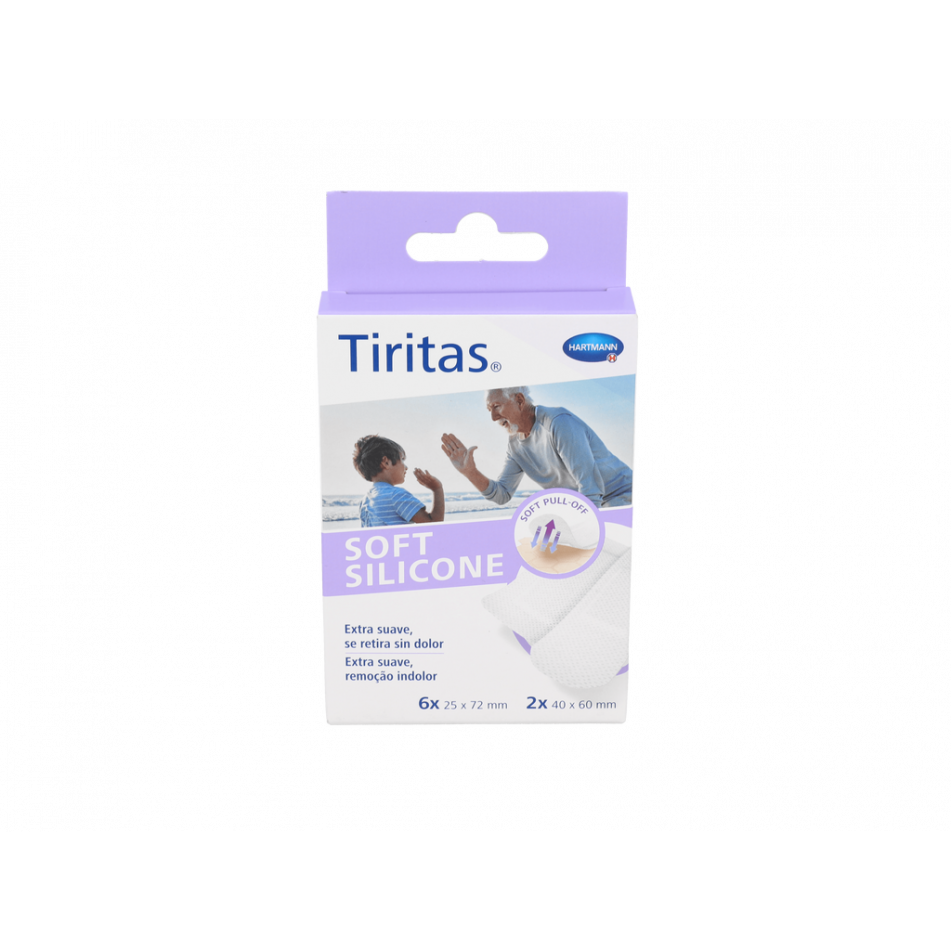 Tiritas Hartmann Soft Silic 2 Tamaños 8 U