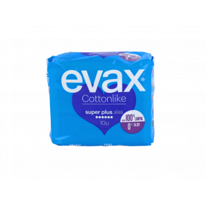 Compresa Hig Evax Cottonlike Alas Super Plus 10 U