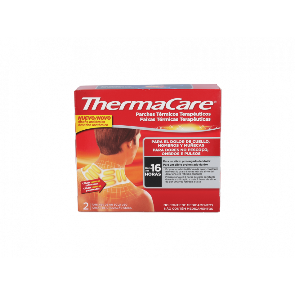 Thermacare Parche Cuello Homb Y Muñec 2 U