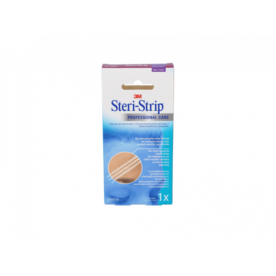 Steri Strip Minnesot 3X 75Mm 5 Tiras 1540F