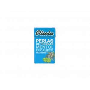 Ricola Perlas S/A Eucaliptus 25 G