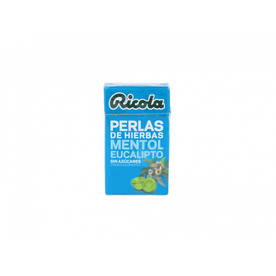 Ricola Perlas S/A Eucaliptus 25 G