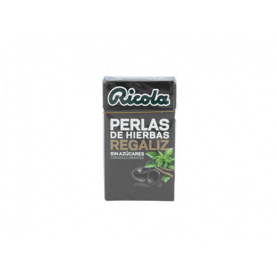 Ricola Perlas S/A Regaliz 25 G