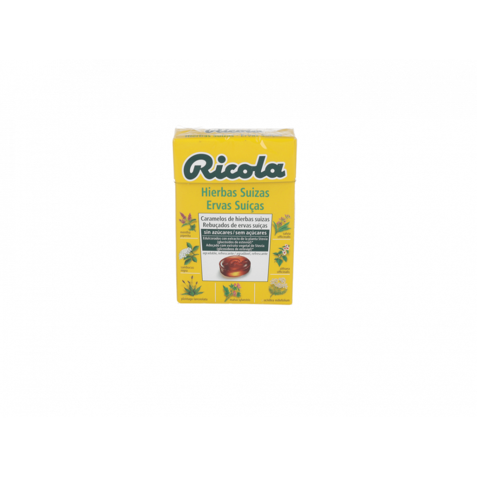 Ricola Caram S/A Hierbas 50 G Stevia