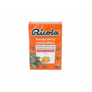 Ricola Caram S/A Naranja Menta 50 G