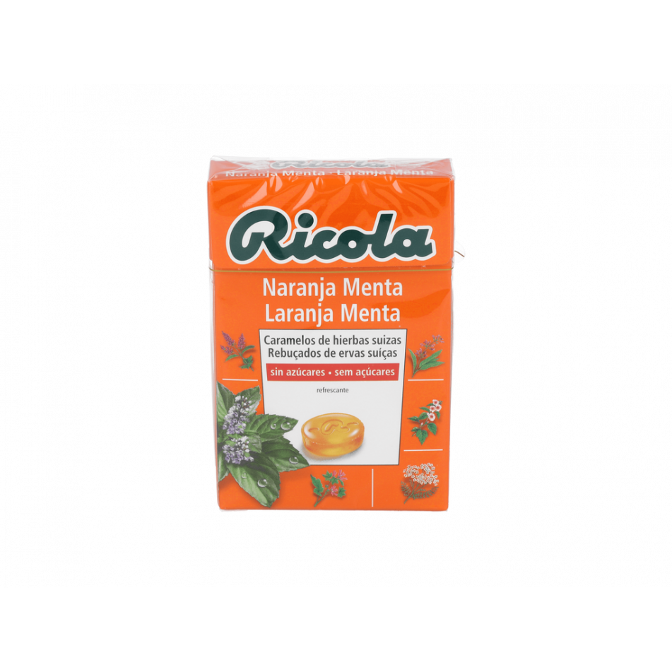 Ricola Caram S/A Naranja Menta 50 G