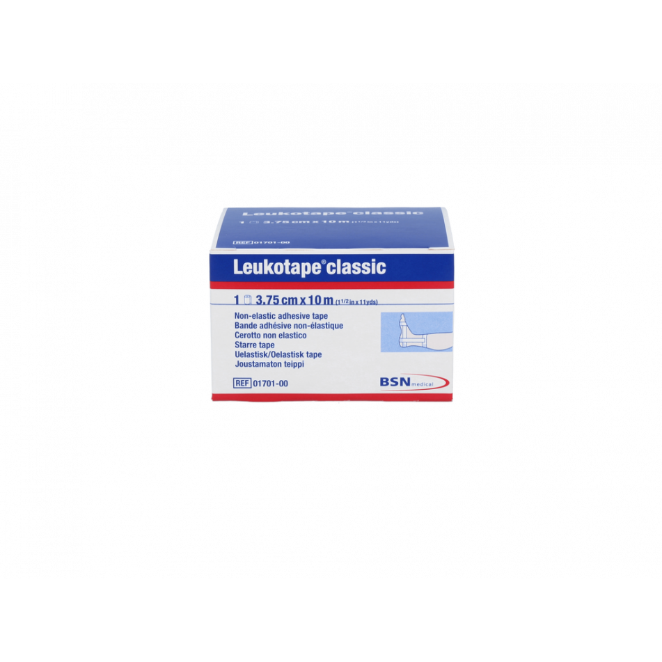 Leukotape Cinta Adhesiv 10Mx3,75Cm Blanco