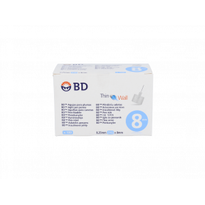 Aguja Bd Pluma Tw 31G 0,25X8 100U 320213 R320213