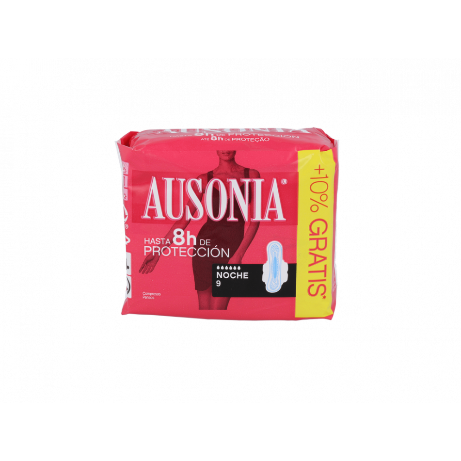 Compresa Hig Ausonia Ad Alas Noche 9 U