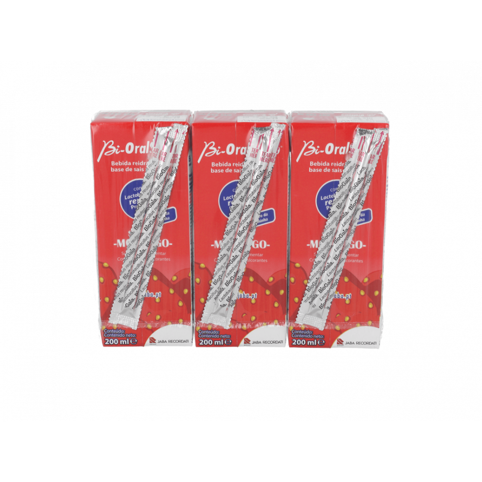 Bioralsuero Fresa 3X200 Ml Briks