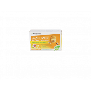 Arkovox Propolis Vit C Miel Limon 20 Comp