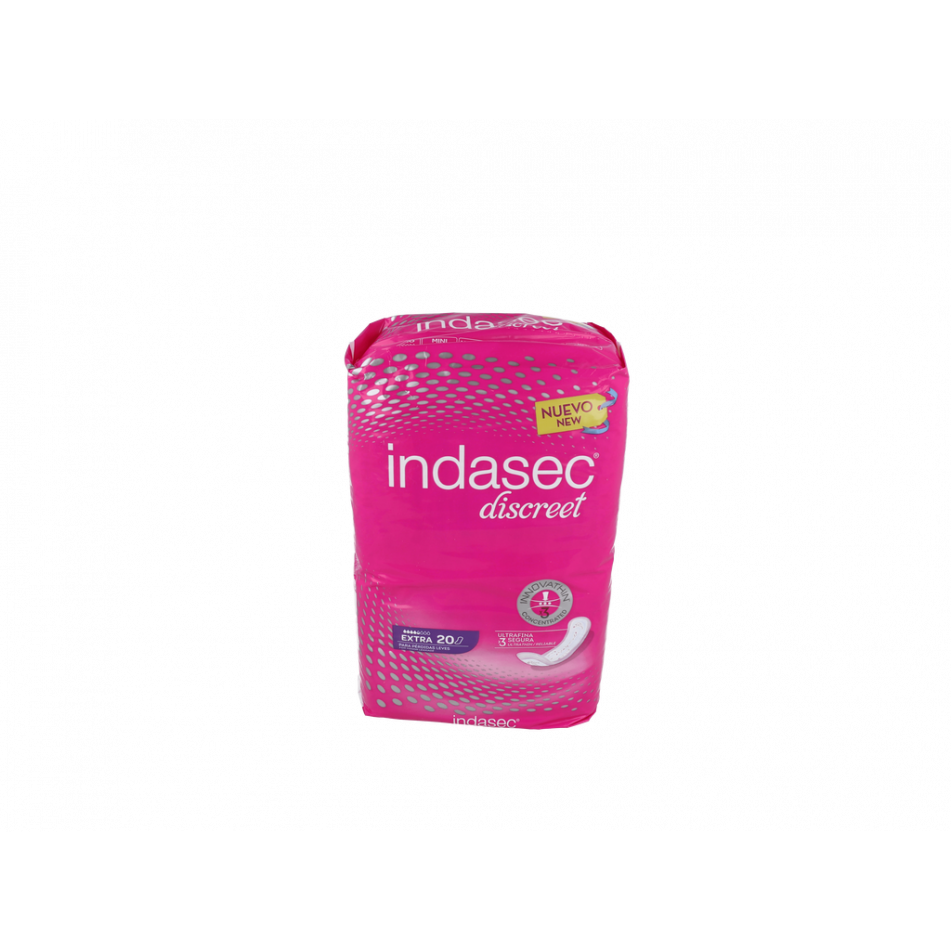 Indasec Discreet Extra Abso Inc Leve 20 Uni  4,5Gotas
