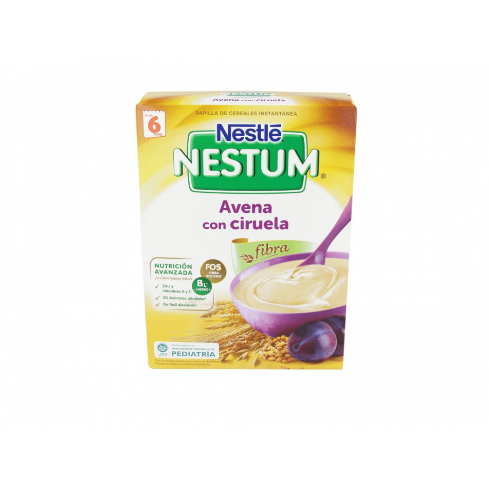 Nestle Nestum Bienestar Avena/Ciruela 250 G