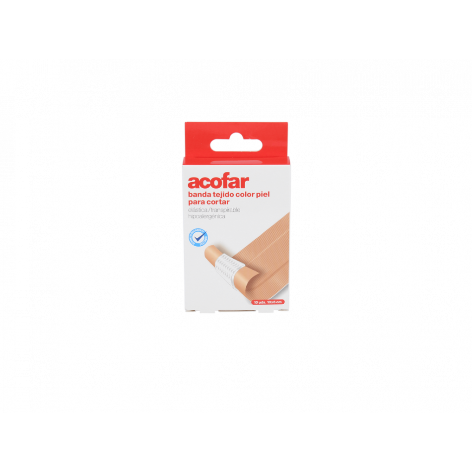 Banda Acofar Tejid Piel 10X6Cm 10U