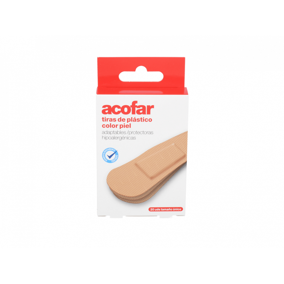 Tiritas Acofar Plast Adhe Piel 20 U