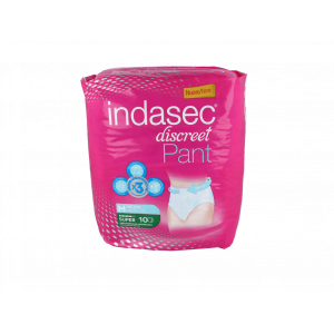 Indasec Pant Super T-Media 10Unid  8Gotas